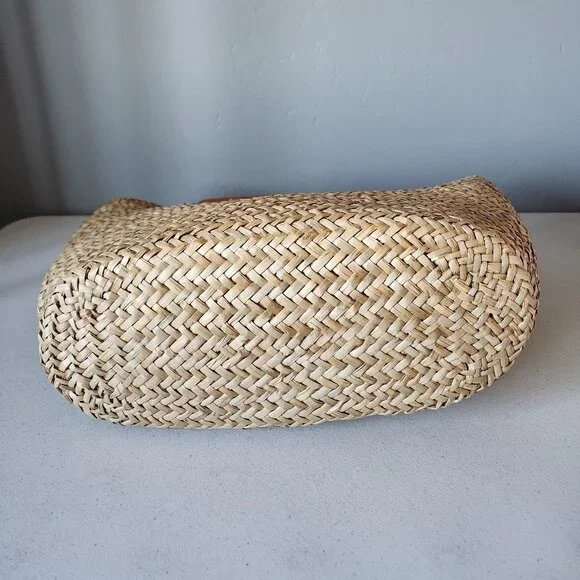 Madewell Straw Tote "LIKE NEW" - Picture 9 of 16